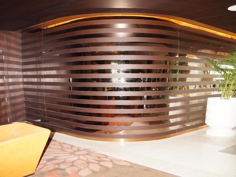 Wall Cladding in PVD Rose Gold Stainless steel Mirror Finish Sheets